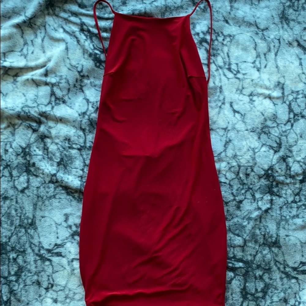 !NWOT AKIRA Red Satin Cocktail Dress!
